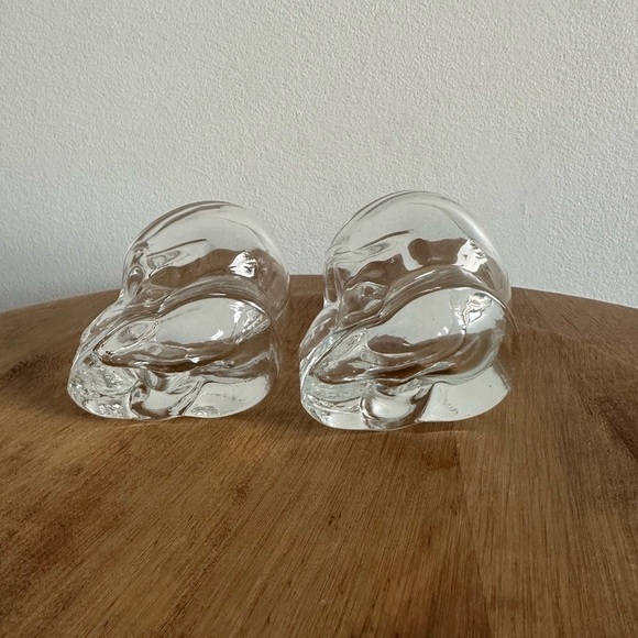 Crystal Glass Skull Head  Shot Glass- 2 Shot Glasses- 3 Oz. Each- Skeleton Head. - Picture 5 of 5